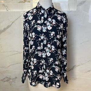 🍊2/$12🍊 BANANA REPUBLIC floral blouse, size XS